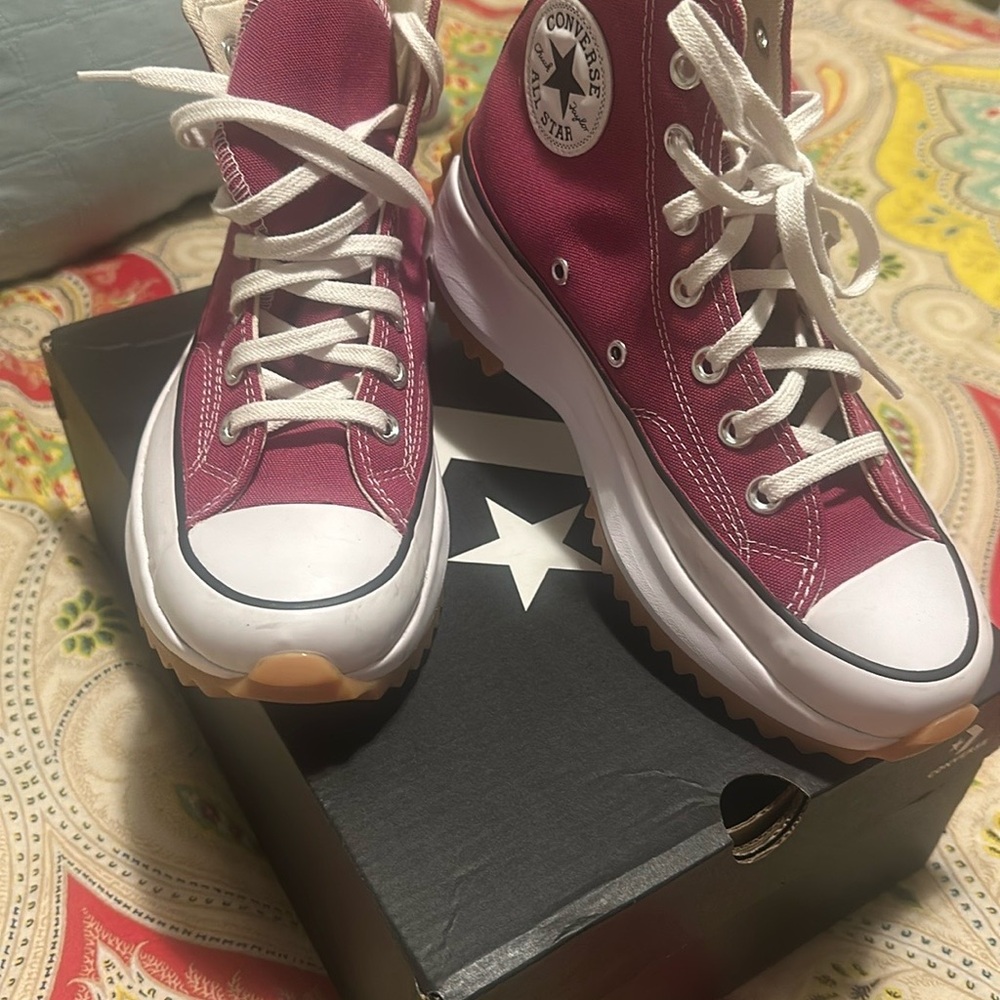Converse High-Top Sneakers - Fuschia